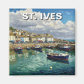 St. Ives Cornwall England Travel Magnet (Vorne)