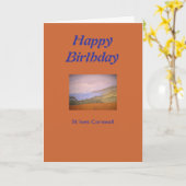 St. Ives Cornwall Karte (Gelbe Blume)