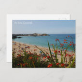 St. Ives Cornwall Postcard Postkarte (Vorne/Hinten)