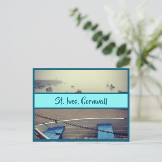 St. Ives Cornwall Postkarte (Stehend Vorderseite)