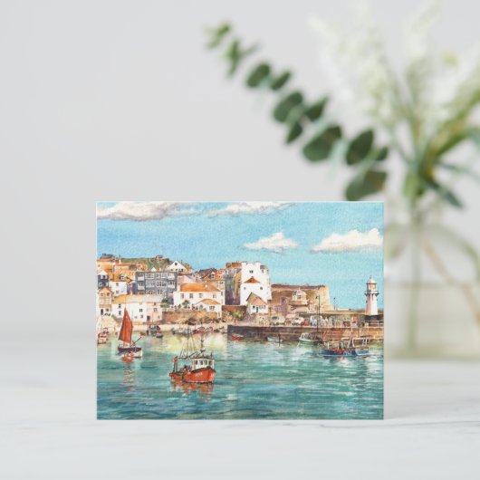 St. Ives, Cornwall Postkarte (Stehend Vorderseite)