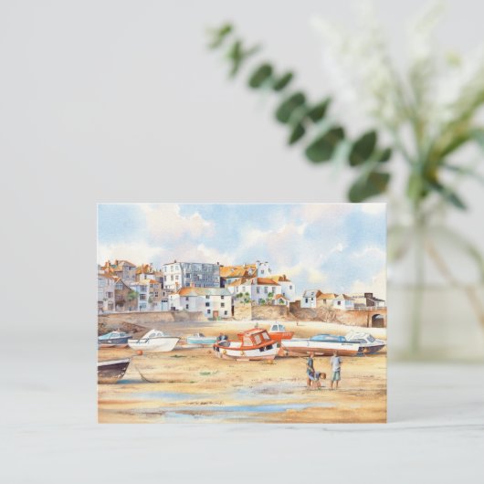 St. Ives, Cornwall Postkarte (Stehend Vorderseite)