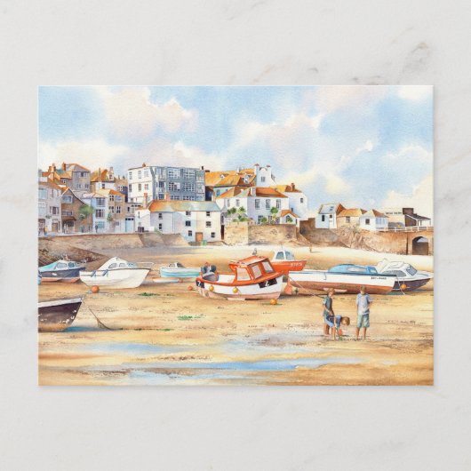 St. Ives, Cornwall Postkarte (Vorderseite)