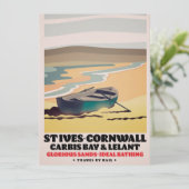 St Ives Cornwall Reiseplakat (Stehend Vorderseite)