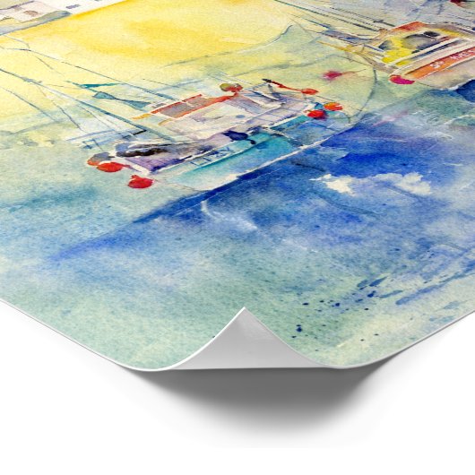 St Ives Cornwall UK Poster (Ecke)