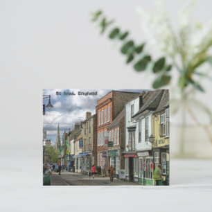St Ives, England City Square Feiertagspostkarte