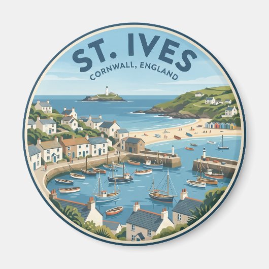 St. Ives England Magnet (Vorne)