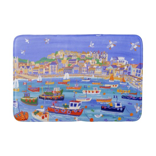 St. Ives Hafen-Badmatte durch John-Farbstoff Badematte (Vorderseite)