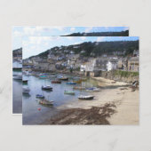 St Ives Harbour Cornwall Vereinigtes Königreich Postkarte (Vorne/Hinten)