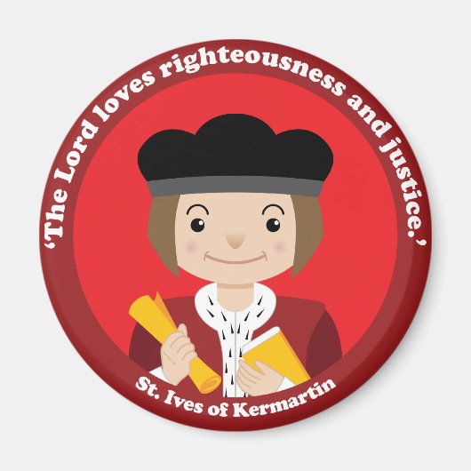 St. Ivo Kermatin Magnet (Vorne)