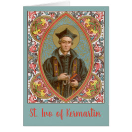 St. Ivo of Kermartin (BK 015) Leere Grußkarte