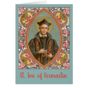 St. Ivo of Kermartin (BK 015) Leere Grußkarte