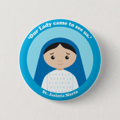 St. Jacinta Marto Button (Vorderseite)