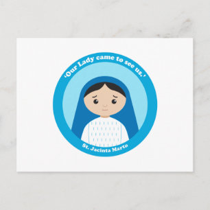 St. Jacinta Marto Postkarte