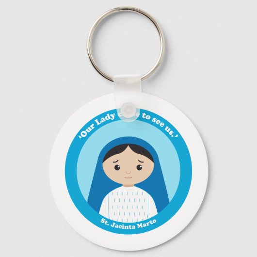 St. Jacinta Marto Schlüsselanhänger (Vorderseite)