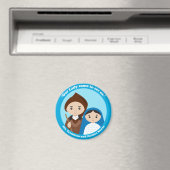 St. Jacinta und St. Francisco Marto Magnet (In Situ (Geschirrspüler))