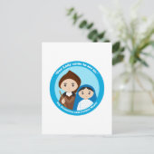 St. Jacinta und St. Francisco Marto Postkarte (Stehend Vorderseite)