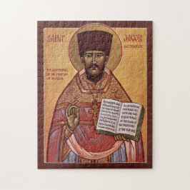 St. Jacob von Alaska Orthodoxe christliche Ikone Puzzle