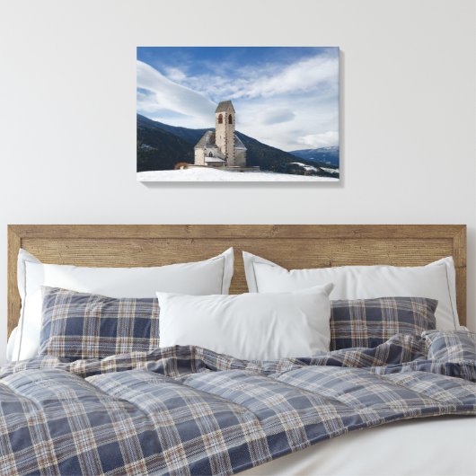 St. Jakob Kirche in Villnöss Leinwand (Insitu (Schlafzimmer))