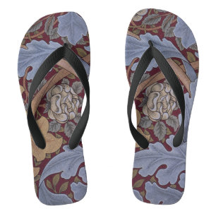 St. James Acanthus-Blattmuster von William Morris Badesandalen