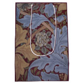 St. James Acanthus Leaf Pattern by William Morris Mittlere Geschenktüte (Rückseite)