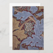 St. James Acanthus Leaf Pattern von William Morris (Vorne/Hinten)