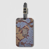 St. James Acanthus Leaf Pattern von William Morris Gepäckanhänger (Vorderseite Vertikal)