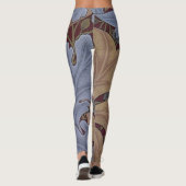 St. James Acanthus Leaf Pattern von William Morris Leggings (Rückseite)