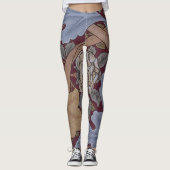 St. James Acanthus Leaf Pattern von William Morris Leggings (Vorderseite)