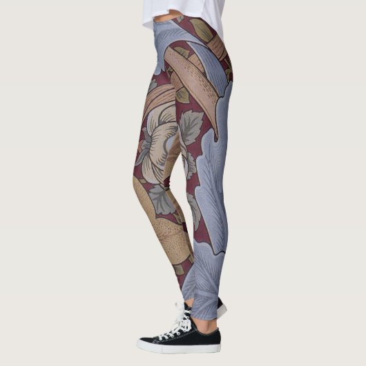 St. James Acanthus Leaf Pattern von William Morris Leggings (Links)
