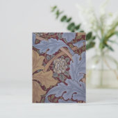 St. James Acanthus Leaf Pattern von William Morris Postkarte (Stehend Vorderseite)