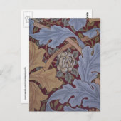 St. James Acanthus Leaf Pattern von William Morris Postkarte (Vorne/Hinten)