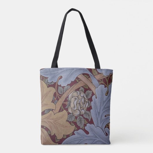 St. James Acanthus Leaf Pattern von William Morris Tasche (Rückseite)