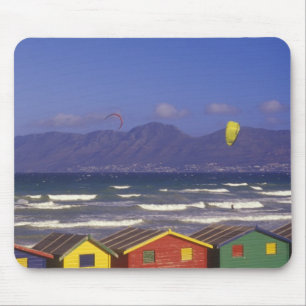 St. James Bay-Badehäuschen, nahe Capetown, 2 Mousepad