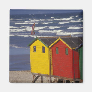 St. James Bay Badehütten, nahe Capetown, 3 Magnet
