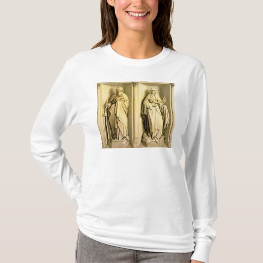 St James das große und das St. Clare T-Shirt (Vorderseite)