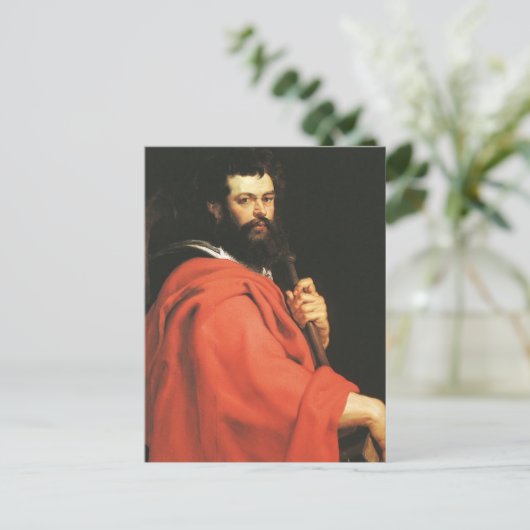 St. James, der Apostel von Peter Paul Rubens Postc Postkarte (Stehend Vorderseite)