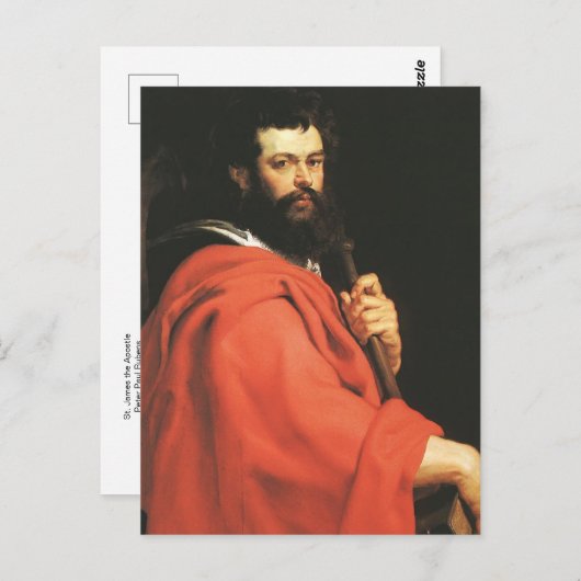 St. James, der Apostel von Peter Paul Rubens Postc Postkarte (Vorne/Hinten)