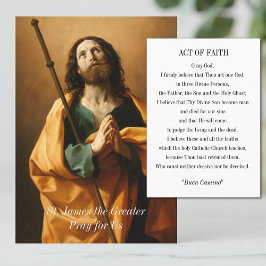 St. James, der Greater Camino Akt des Glaubens Geb Platzkarte