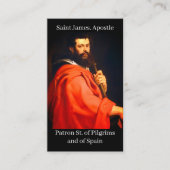 St. James, die Apostel Novena Gebetskarte Telefonnummerkarte (Vorderseite)