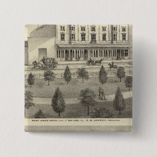 St James Hotel, Wohnsitz Button (Vorderseite)