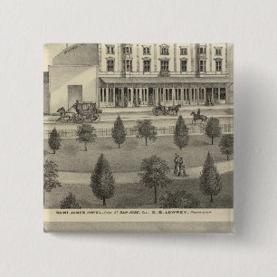 St James Hotel, Wohnsitz Button