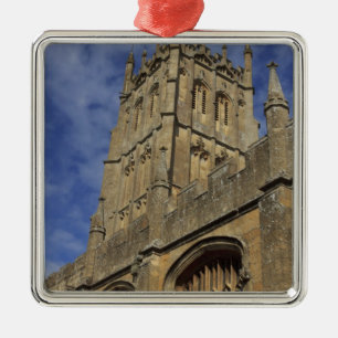 St. James Kirchturm, Chipping Camden Silbernes Ornament