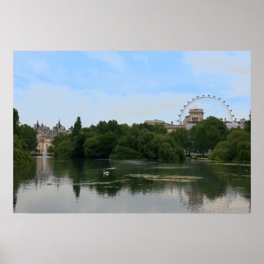 St James Lake View Poster (Vorne)