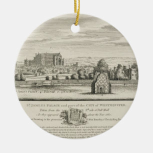 St James Palast und Teil der Stadt von Westmin Keramik Ornament