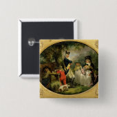 St James Park (Öl auf Leinwand) Button (Vorne & Hinten)