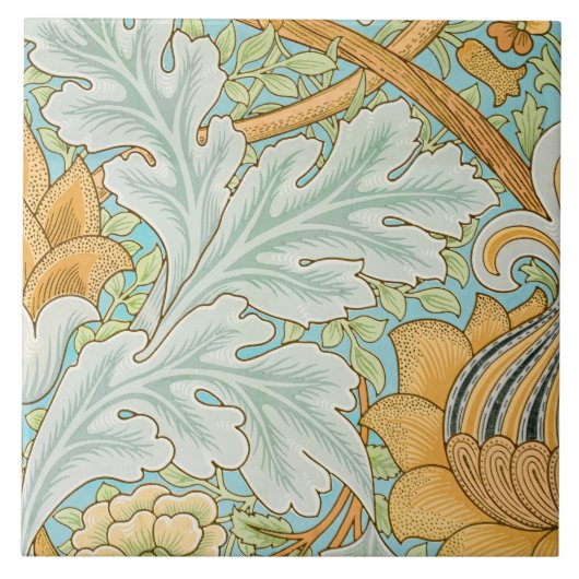 St James Pattern (von William Morris) Fliese (Vorderseite)
