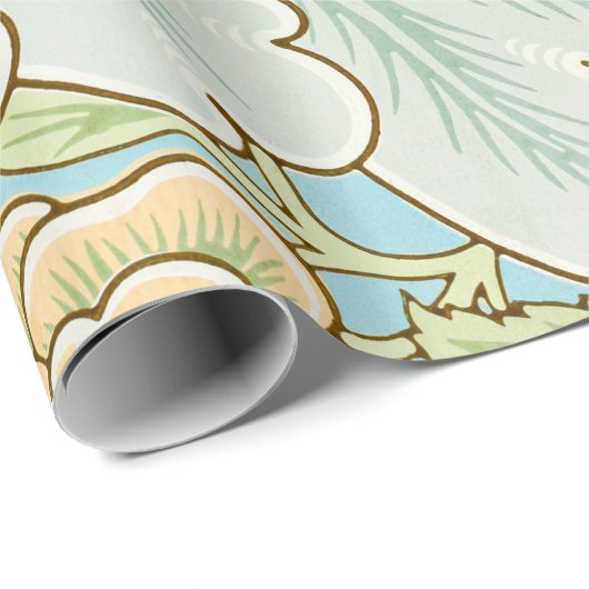 St James Pattern (von William Morris) Geschenkpapier (Rolleneckpunkt)