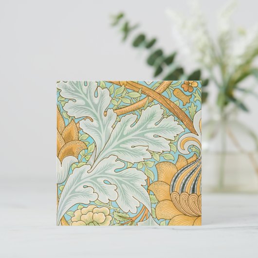 St James Pattern (von William Morris) Karte (Stehend Vorderseite)