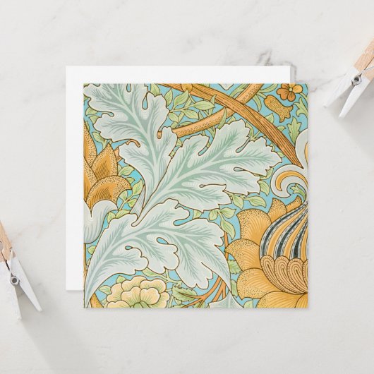 St James Pattern (von William Morris) Karte (Vorderseite/Rückseite Beispiel)